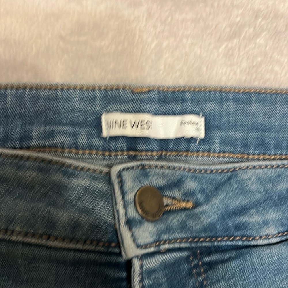 Nine West Bootcut Jean with split cuff